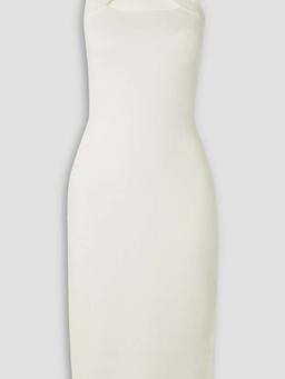 VB Body cutout stretch-knit midi dress