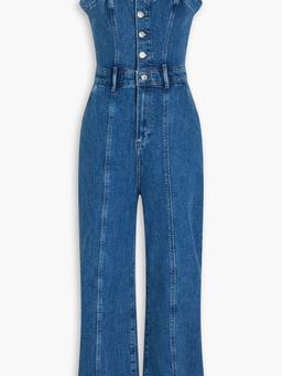 Anessa cropped denim jumpsuit