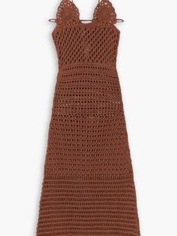 Mother Nature crocheted cotton maxi dress