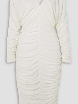 Beatrice ruched stretch-jersey midi dress