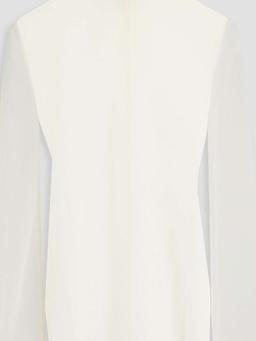 Ruffled georgette blouse