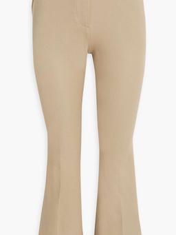 Le Crop Mini Boot stretch-cotton twill bootcut pants
