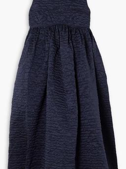 Soleil matelassé midi dress