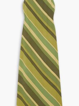 + Monikh Esposende striped silk-crepe maxi dress