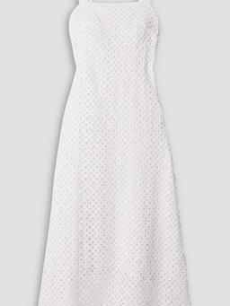 Blake crocheted cotton midi dress