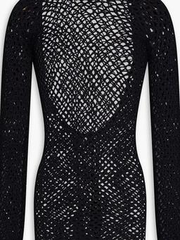 Duda cutout crocheted-cotton mini dress
