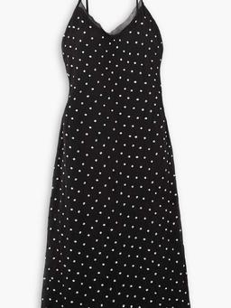 Eran crystal-embellished chiffon midi dress