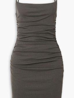 Adie draped jersey mini dress