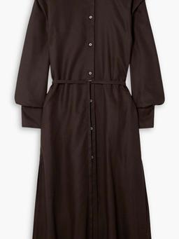 Nemulus belted TENCEL™ Lyocell midi shirt dress