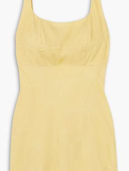 Ronan crepe-jacquard mini dress