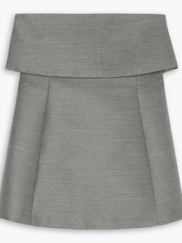 Strapless sateen top