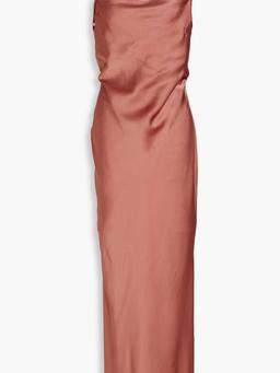 Satin midi dress