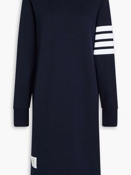 Striped French cotton-terry dress