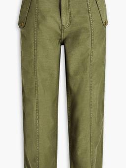 Utility Barrel cotton-canvas wide-leg pants