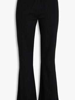 Leigh twisted stretch-jersey flared pants