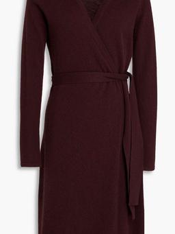 Linda wool and cashmere-blend wrap dress