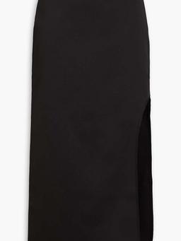 Wick duchesse-satin midi skirt