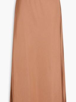 Boshan satin-twill midi skirt