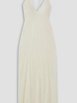 Carina silk-georgette maxi dress