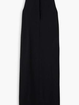 Wool-crepe maxi dress