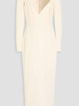 Monroe cutout crepe midi dress