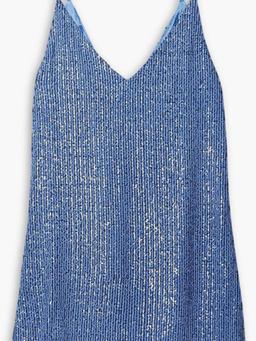 New York sequined tulle mini dress