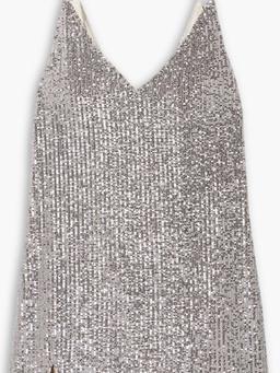 New York sequined tulle mini dress