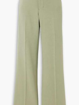 Twill flared pants