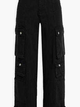 High-rise cargo jeans