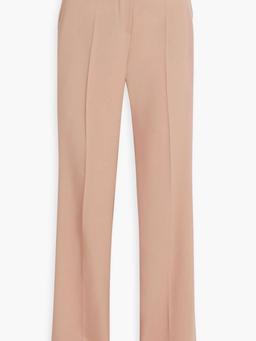 Wool-twill straight-leg pants