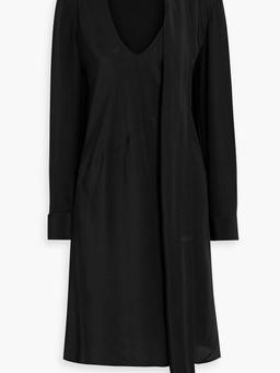 Silk crepe de chine dress