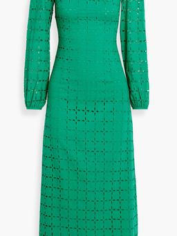 Jules broderie anglaise cotton midi dress