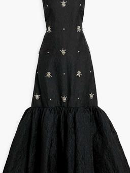 Amarice crystal-embellished cloqué gown