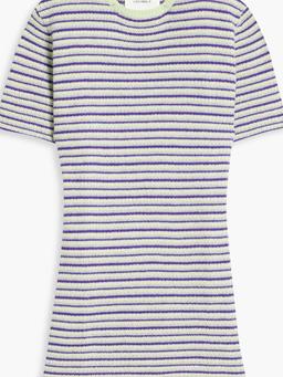 Kian striped cashmere mini dress
