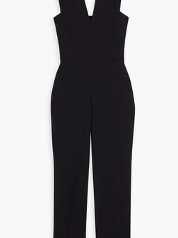 Isisa wool-blend twill jumpsuit