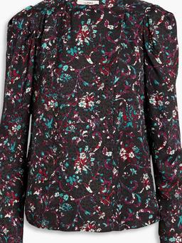 Benson printed woven top