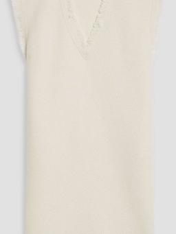 Lola fringed cashmere mini dress