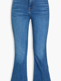 Carson high-rise kick-flare jeans