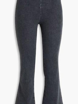Jetset cropped high-rise bootcut jeans