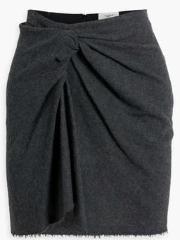 Natacha twisted knitted mini skirt