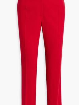 Stretch-wool and silk-blend tapered pants