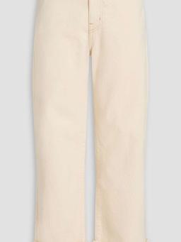 Koren high-rise straight-leg jeans