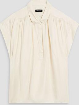 Robin silk-blend top