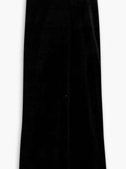 Velvet maxi skirt