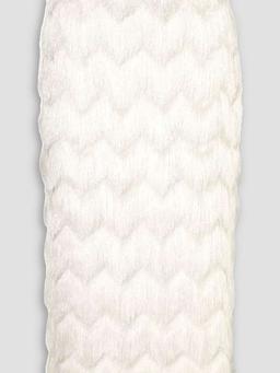 Turner fringed satin midi skirt