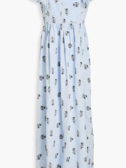 Ariella fil coupé voile maxi dress