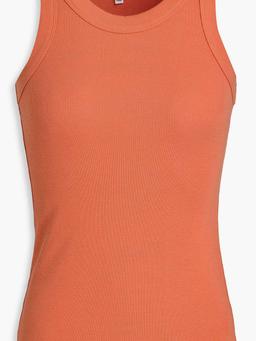 Stretch-cotton jersey tank