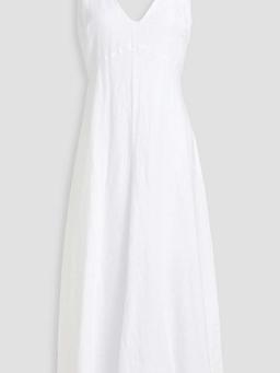 Linen midi dress