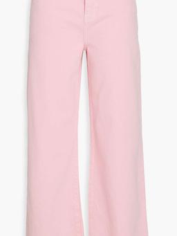 Le Jane Crop high-rise wide-leg jeans