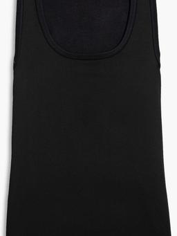 Faro satin-paneled stretch-knit tank